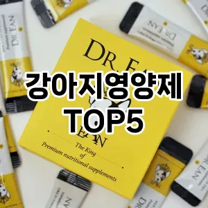 강아지영양제 추천 TOP5